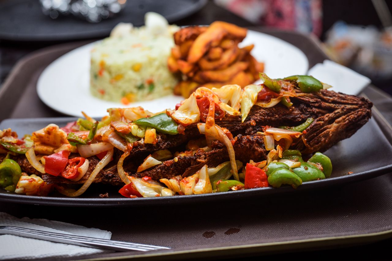 Jollof Rice & Assorted